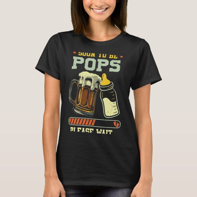 T-shirt Soon To Be Ps Est 2025 Pregnancy Announcement Lo  (Devant)