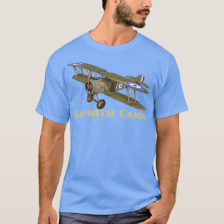 T-shirt Sopwith Camel WW1 Avion de combat British Biplane