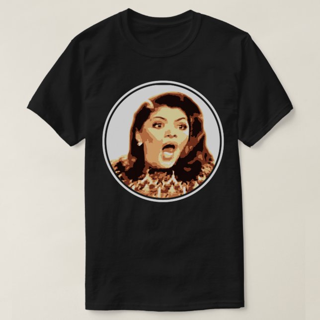 T-shirt Soraya Monténégro Gasps en espagnol Novela (Design devant)