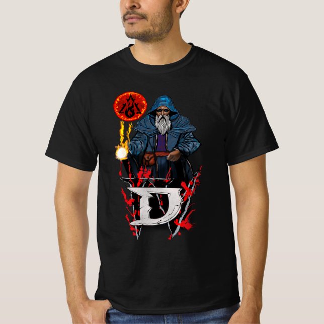 T-shirt Sorcier D4 (Devant)