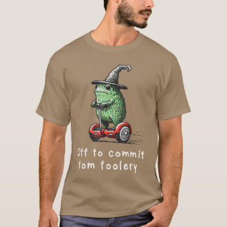 T-shirt Sorcier Grenouille Fantaisiste Partant pour la Fol