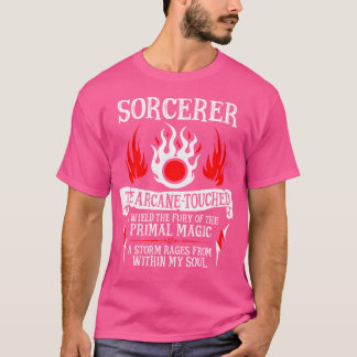 T-shirt Sorcier L'Arcane Touché - Dragons Dungeons (W