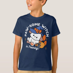 T-shirt Sorcière à mâcher en entraînement - Chien d'Hallow