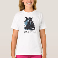 sorcière avec chat noir