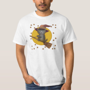 T-shirt Sorcière Chat Noir