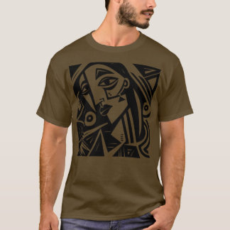 T-shirt Sorcière Cubiste