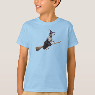 T-shirt Sorcière dalmate drôle pour enfants