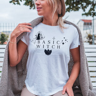 T-shirt Sorcière de base Femmes Drôle d'Halloween