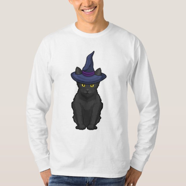 T-shirt Sorcière de chat (Devant)