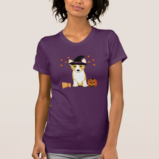T-shirt Sorcière de corgi (Devant)