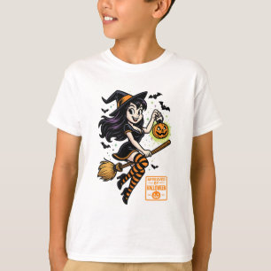 T-shirt Sorcière de dessin - Approuvé par Halloween