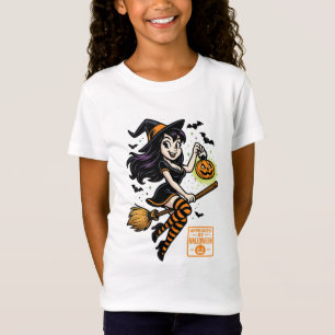 T-Shirt Sorcière de dessin - Approuvé par Halloween