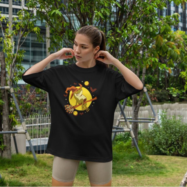 T-shirt Sorcière de grenouille d'Halloween (Créateur téléchargé)