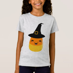 T-Shirt Sorcière de Halloween de bonbons au maïs