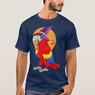 T-shirt Sorcière de perroquet, Halloween pour enfant
