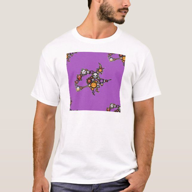 T-shirt sorcière émoji (Devant)
