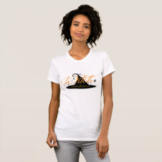 T-shirt Sorcière et pièce en t célèbre de dames Halloween