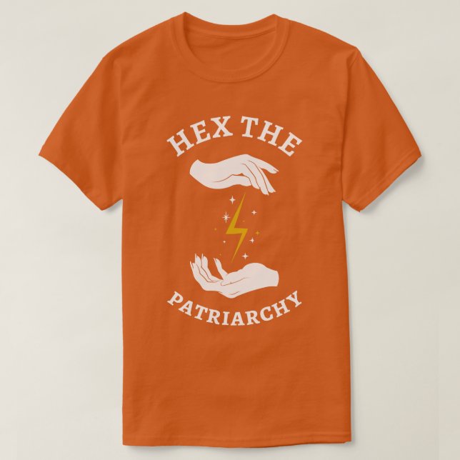 T-shirt Sorcière féministe Hex Le Patriarcat I (Design devant)