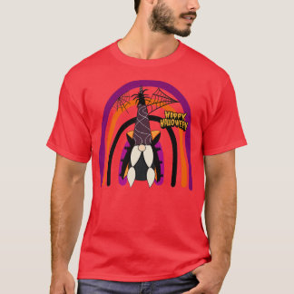T-shirt Sorcière Gnome Halloween Costume Citrouille Automn