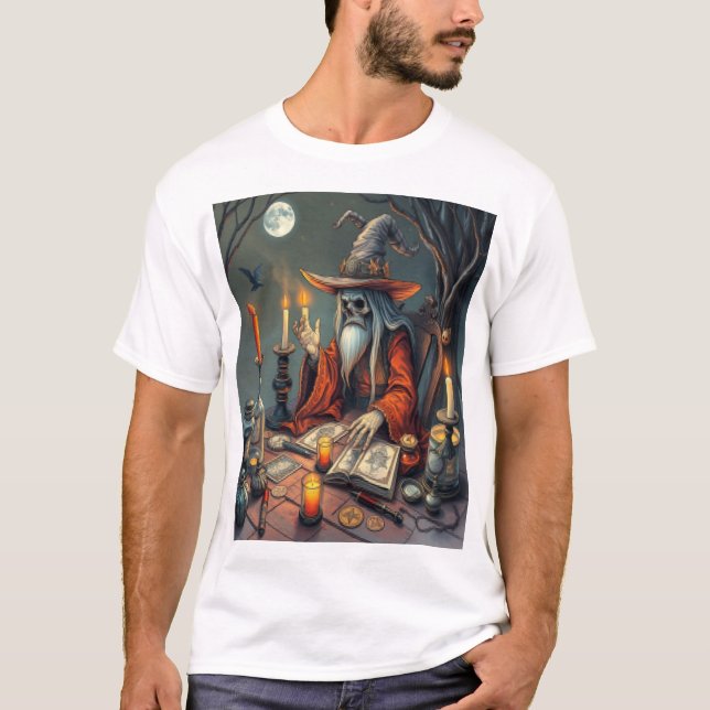 T-shirt sorcière magique (Devant)