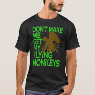 T-shirt Sorcière Méchante Singes Volants Magicien D'Oz Mon