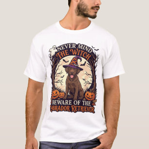 T-shirt Sorcière, n'importe quoi, Labrador Retriever Méfie