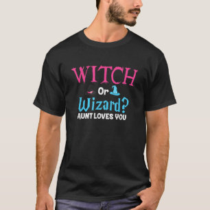 T-shirt Sorcière ou Assistant Maman tante Aime Bébé Genre