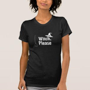 T-shirt Sorcière S'Il Vous Plaît Drôle Chemise Halloween S