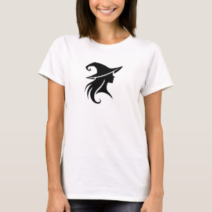 T-shirt Sorcière Wiccan Chapeau Noir Sorcières Halloween 