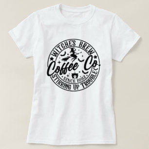 T-shirt Sorcières Brew Coffee Co. Stirring Trouble Café