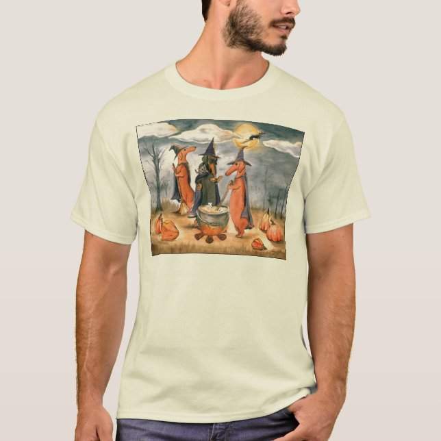 T-shirt Sorcières de teckel (Devant)