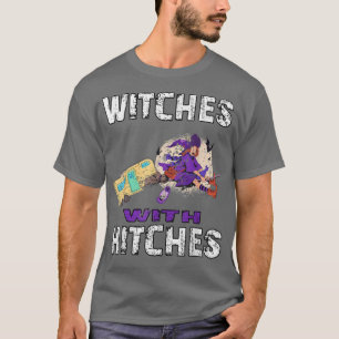 T-shirt Sorcières d'Halloween avec crochets tenue d'Hallow
