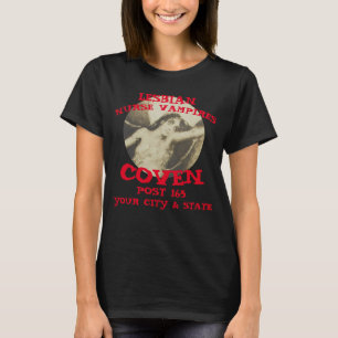 T-shirt SORCIÈRES LESBIENNES VAMPIRES INfirmières ENVOUTEN