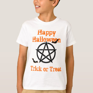 T-shirt sorcières magie pentagramme tour ou traiter