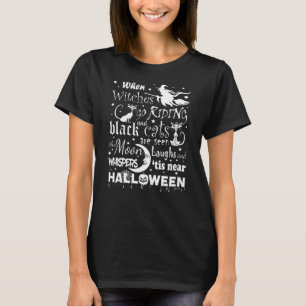 T-shirt Sorcières poème Halloween sorcière, magie Éffr