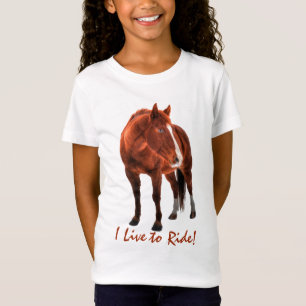 T-Shirt Sorrel Horse - Voyageurs Equine Designer Shirt