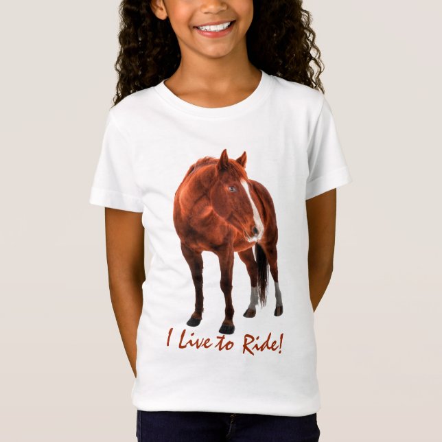 T-Shirt Sorrel Horse - Voyageurs Equine Designer Shirt (Devant)