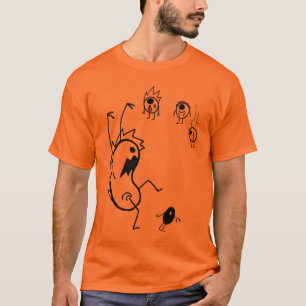 T-shirt Sort malheureux imminent
