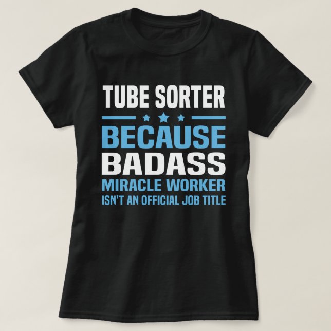 T-shirt Sorteur de tube (Design devant)