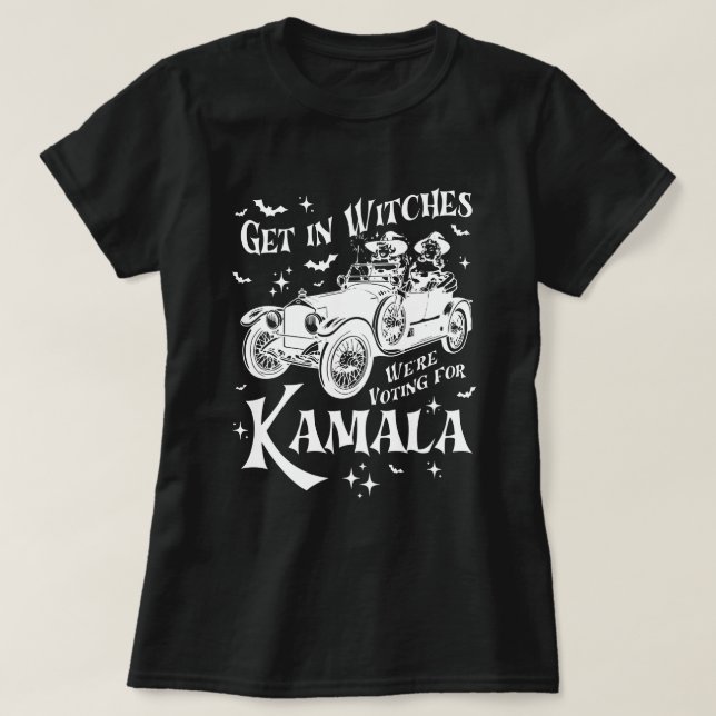 T-shirt Sortez, nous votons pour Kamala2 (Design devant)