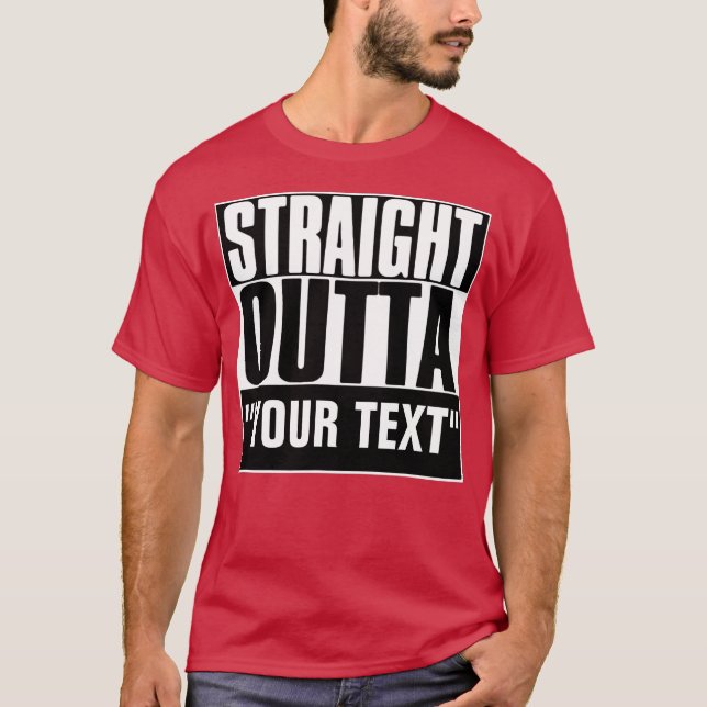 T-SHIRT SORTEZ VOTRE TEXTE (Devant)
