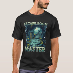 T-shirt Sortie Salle Puzzle Défi Escape Salle Master