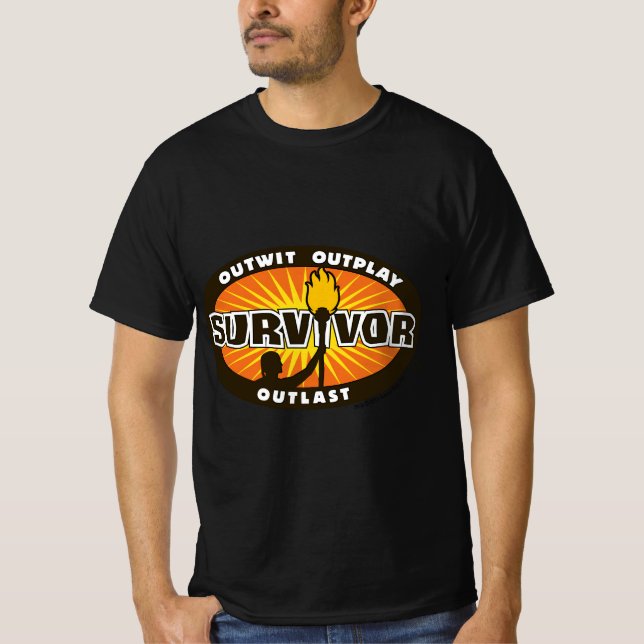 T-shirt Sortie Survivante, Sortie, Logo De Survie (Devant)
