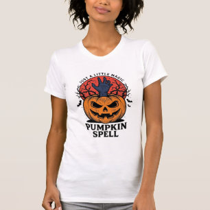 T-shirt Sortilège de citrouille vintage Halloween sorcière
