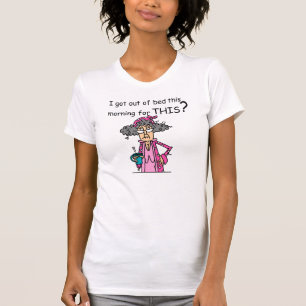 T-shirt Sortir de l'humour de lit
