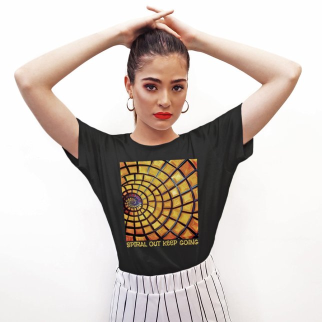 T-shirt Sortir la spirale continuer (Créateur téléchargé)