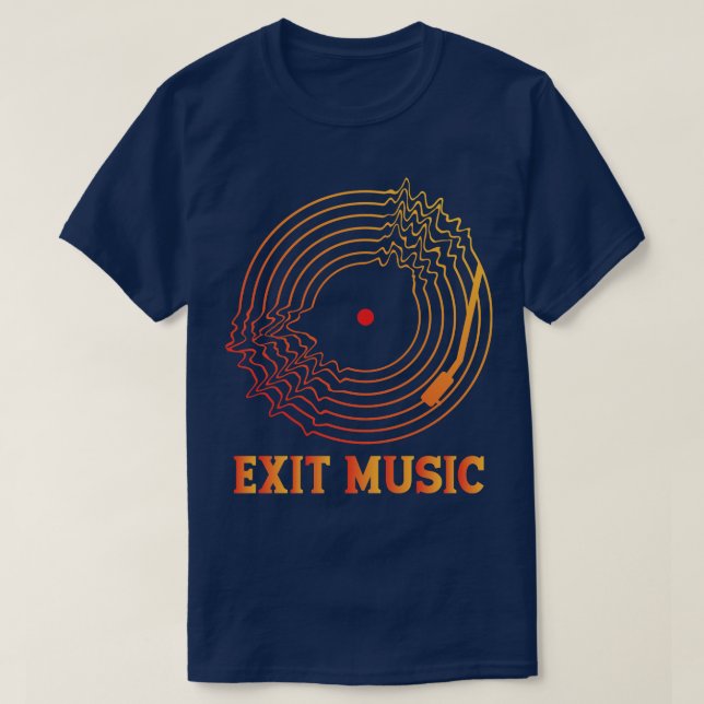 T-SHIRT SORTIR MUSIQUE RADIOHEAD (Design devant)