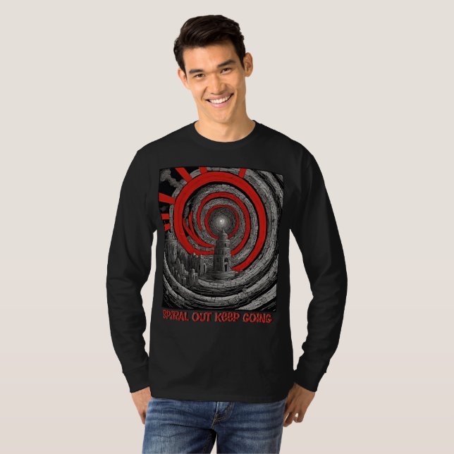 T-shirt Sortir Spiral Continuer - Outil Rétro Ancien (Devant entier)