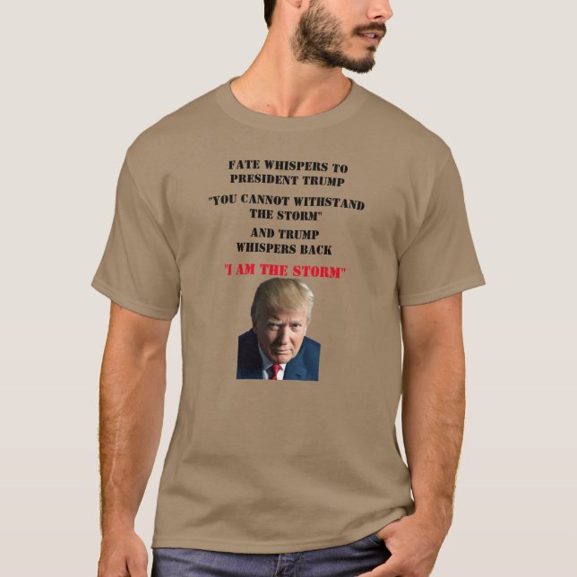 T-SHIRT SORTIS DU SORT AU PRÉSIDENT TRUMP (Devant)