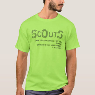 T-shirt SOS - Chemise de camping de scouts de garçon